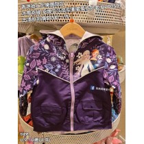 (出清) 香港迪士尼樂園限定 冰雪奇緣 安娜艾莎造型圖案風衣外套 (BP0050)